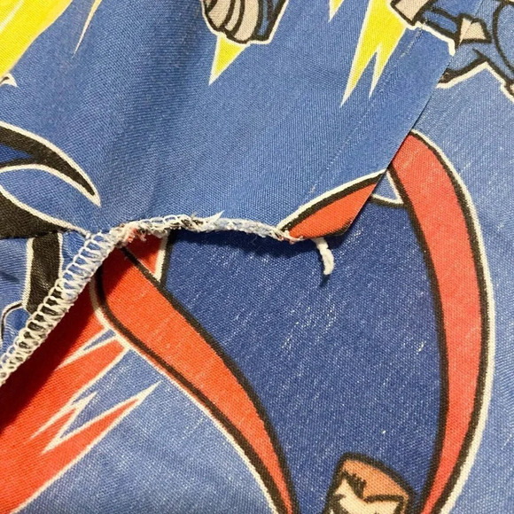 1996 DC Comics Batman and Robin Mr Freeze Twin Fitted Sheet 75x44  Bibb Company - Picture 12 of 16